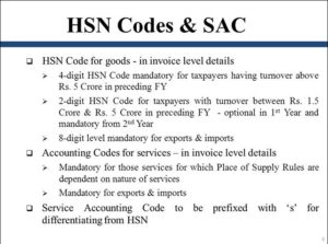 HSN Codes