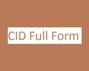 CID Full Form