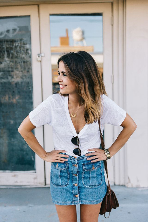 cute denim miniskirts