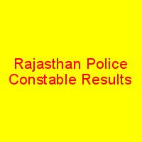 Rajasthan Police Constable Results 2018
