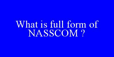 nasscom full form