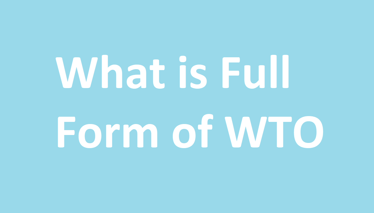 wto full form